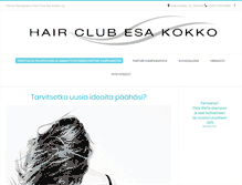 Tablet Screenshot of hairclub.fi
